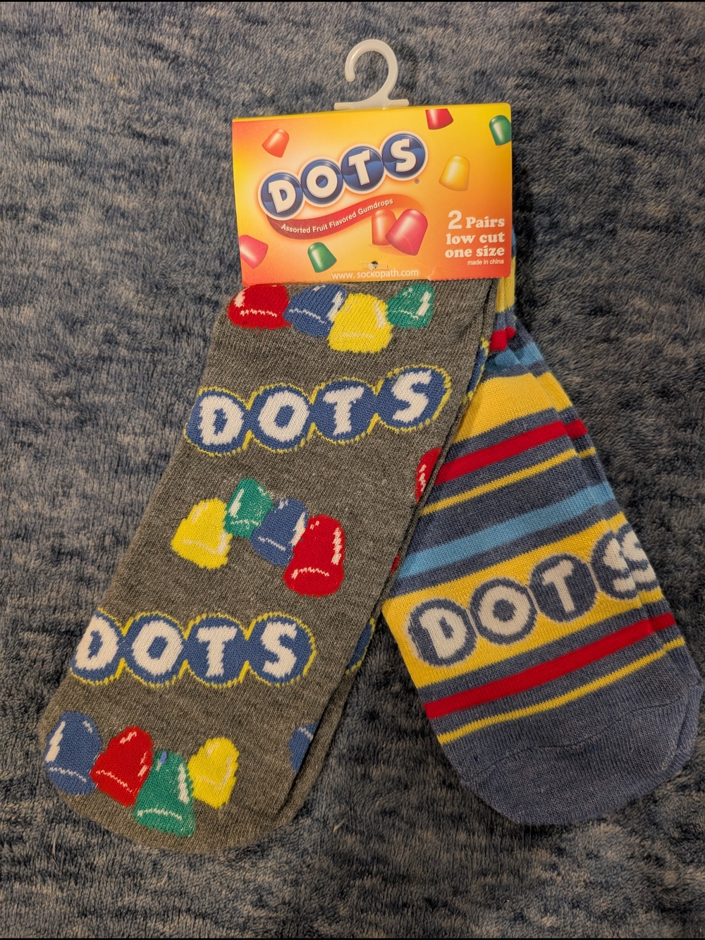 Free When Bundled - Dots Multicolor Low-Cut Casual Socks